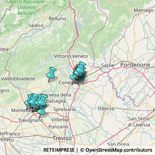 Mappa Via Andrea Palladio, 31020 San Fior TV, Italia (13.86222)