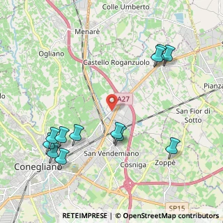 Mappa Via Andrea Palladio, 31020 San Fior TV, Italia (2.43833)