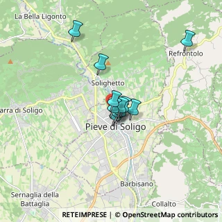 Mappa Via Mira, 31053 Pieve di Soligo TV, Italia (1.06727)