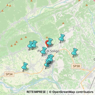 Mappa Via Mira, 31053 Pieve di Soligo TV, Italia (3.16818)