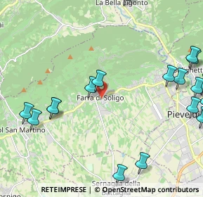 Mappa Farra Di Soligo, 31010 Farra di Soligo TV, Italia (3.048)