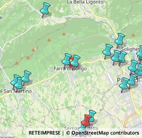 Mappa Farra Di Soligo, 31010 Farra di Soligo TV, Italia (2.857)
