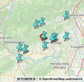 Mappa Farra Di Soligo, 31010 Farra di Soligo TV, Italia (5.93143)