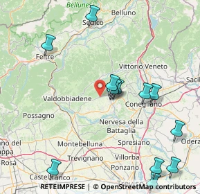 Mappa Farra Di Soligo, 31010 Farra di Soligo TV, Italia (18.34615)