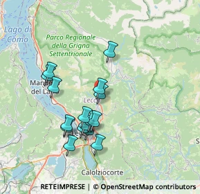 Mappa 23818 Ballabio LC, Italia (6.63063)