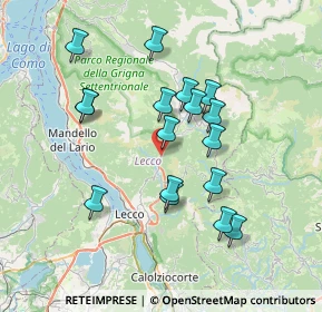 Mappa 23818 Ballabio LC, Italia (6.60824)