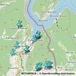 Mappa Via Garibaldi, 21050 Porto Ceresio VA, Italia (2.4565)
