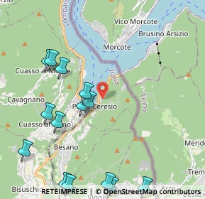 Mappa Via Garibaldi, 21050 Porto Ceresio VA, Italia (2.62143)