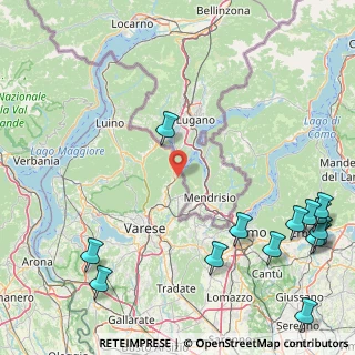 Mappa Via Garibaldi, 21050 Porto Ceresio VA, Italia (25.56143)