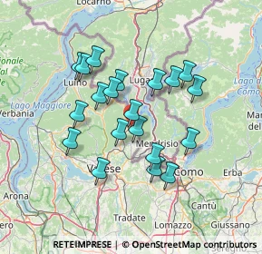 Mappa Via Garibaldi, 21050 Porto Ceresio VA, Italia (11.853)