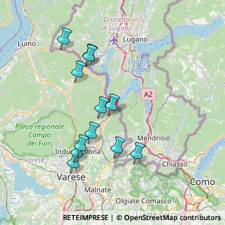 Mappa Via Garibaldi, 21050 Porto Ceresio VA, Italia (7.46833)