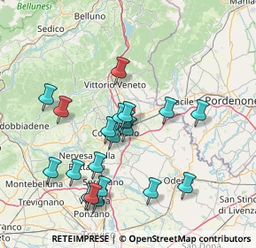 Mappa Via Palladio, 31020 San Fior TV, Italia (14.6825)