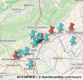 Mappa Via Palladio, 31020 San Fior TV, Italia (12.632)