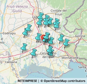 Mappa Via Gian Giacomo Marinoni, 33057 Palmanova UD, Italia (10.224)