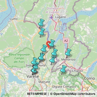 Mappa SP61, 21050 Porto Ceresio VA, Italia (7.05067)