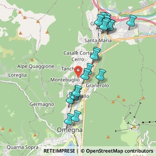 Mappa Via Pramore, 28881 Casale Corte Cerro VB, Italia (2.1115)