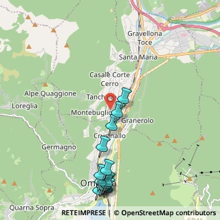 Mappa Via Pramore, 28881 Casale Corte Cerro VB, Italia (2.54)