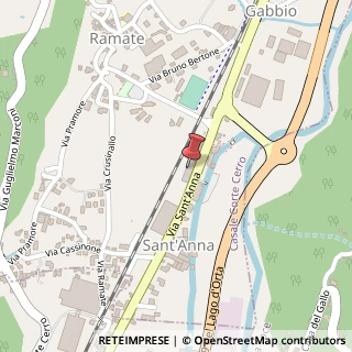 Mappa Via Sant'Anna, 4, 28881 Casale Corte Cerro, Verbano-Cusio-Ossola (Piemonte)