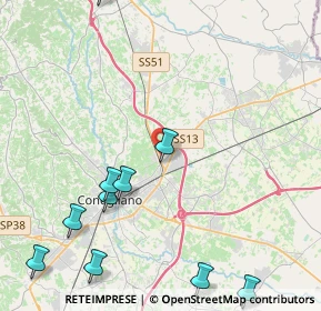 Mappa Via de Marchi, 31020 San Vendemiano TV, Italia (6.075)