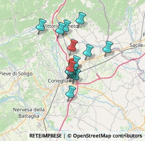 Mappa Via de Marchi, 31020 San Vendemiano TV, Italia (4.76714)