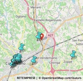 Mappa Via de Marchi, 31020 San Vendemiano TV, Italia (3.05471)