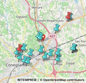 Mappa Via de Marchi, 31020 San Vendemiano TV, Italia (2.146)