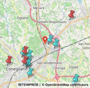 Mappa Via de Marchi, 31020 San Vendemiano TV, Italia (2.60077)
