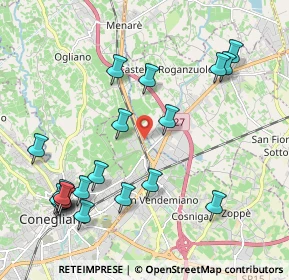 Mappa Via de Marchi, 31020 San Vendemiano TV, Italia (2.3605)