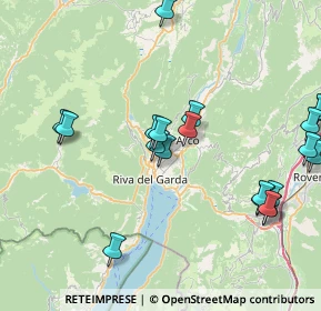 Mappa Loc. Pasina, 38066 Riva del Garda TN, Italia (9.1205)