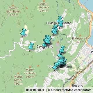 Mappa Via Campagnola, 21050 Cuasso al Monte VA, Italia (0.77333)