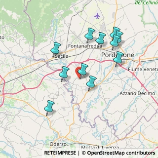 Mappa Via L. Zanussi, 33070 Brugnera PN, Italia (7.25545)