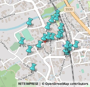 Mappa Via Partigiani, 28831 Baveno VB, Italia (0.1985)