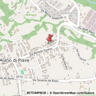 Mappa Via Antonio Nani, 14, 32031 Alano di Piave BL, Italia, 32031 Alano di Piave, Belluno (Veneto)