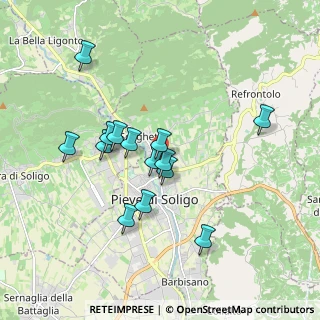 Mappa Via Bragadin, 31053 Pieve di Soligo TV, Italia (1.59286)