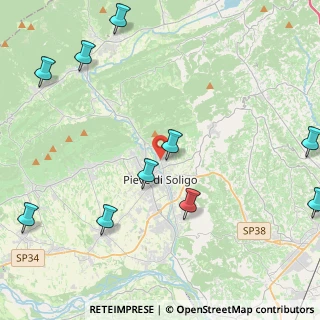 Mappa Via Brando Brandolini, 31052 Pieve di Soligo TV, Italia (5.99182)