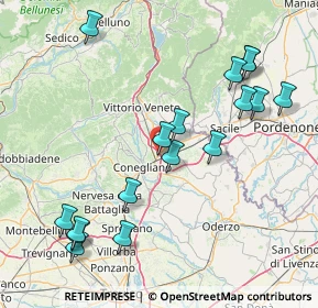 Mappa Vicolo Tagliamento, 31020 San Fior TV, Italia (17.74118)
