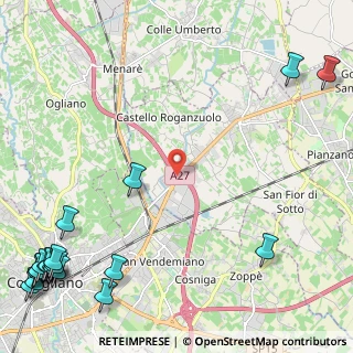 Mappa Vicolo Tagliamento, 31020 San Fior TV, Italia (3.8395)