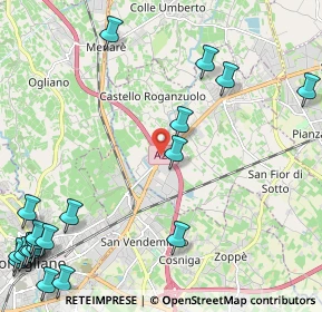 Mappa Vicolo Tagliamento, 31020 San Fior TV, Italia (3.335)