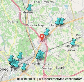 Mappa Vicolo Tagliamento, 31020 San Fior TV, Italia (2.78824)