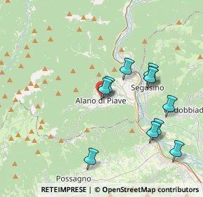 Mappa Via San Francesco, 32031 Alano di Piave BL, Italia (3.73273)