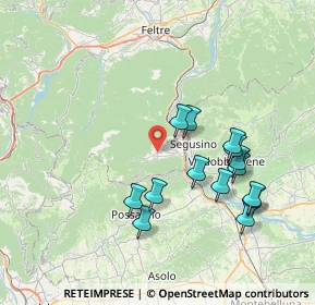 Mappa Via San Francesco, 32031 Alano di Piave BL, Italia (7.31)