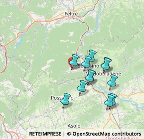 Mappa Via San Francesco, 32031 Alano di Piave BL, Italia (6.37583)