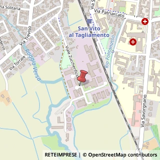 Mappa Viale Zuccherificio, 18, 33078 San Vito al Tagliamento, Pordenone (Friuli-Venezia Giulia)