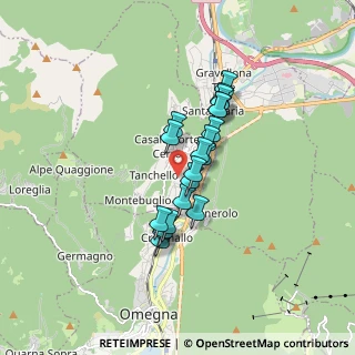Mappa Via Casale, 28881 Casale Corte Cerro VB, Italia (1.214)