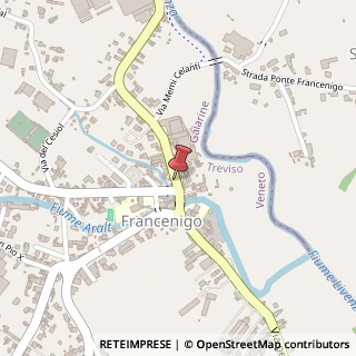 Mappa 31018 Francenigo TV, Italia, 31018 Gaiarine, Treviso (Veneto)