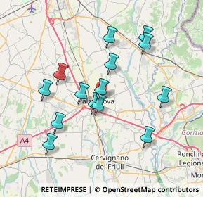 Mappa Sottoselva Viale Degli Speroni, 33057 Palmanova UD, Italia (6.85857)
