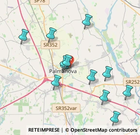 Mappa Sottoselva Viale Degli Speroni, 33057 Palmanova UD, Italia (3.925)