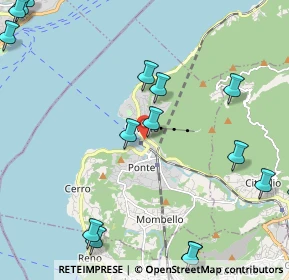 Mappa Via Piave, 21014 Laveno-Mombello VA, Italia (3.2965)