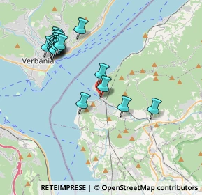 Mappa Via Piave, 21014 Laveno-Mombello VA, Italia (4.124)