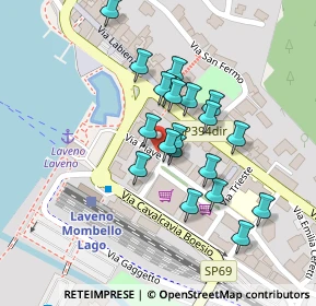 Mappa Via Piave, 21014 Laveno-Mombello VA, Italia (0.0915)